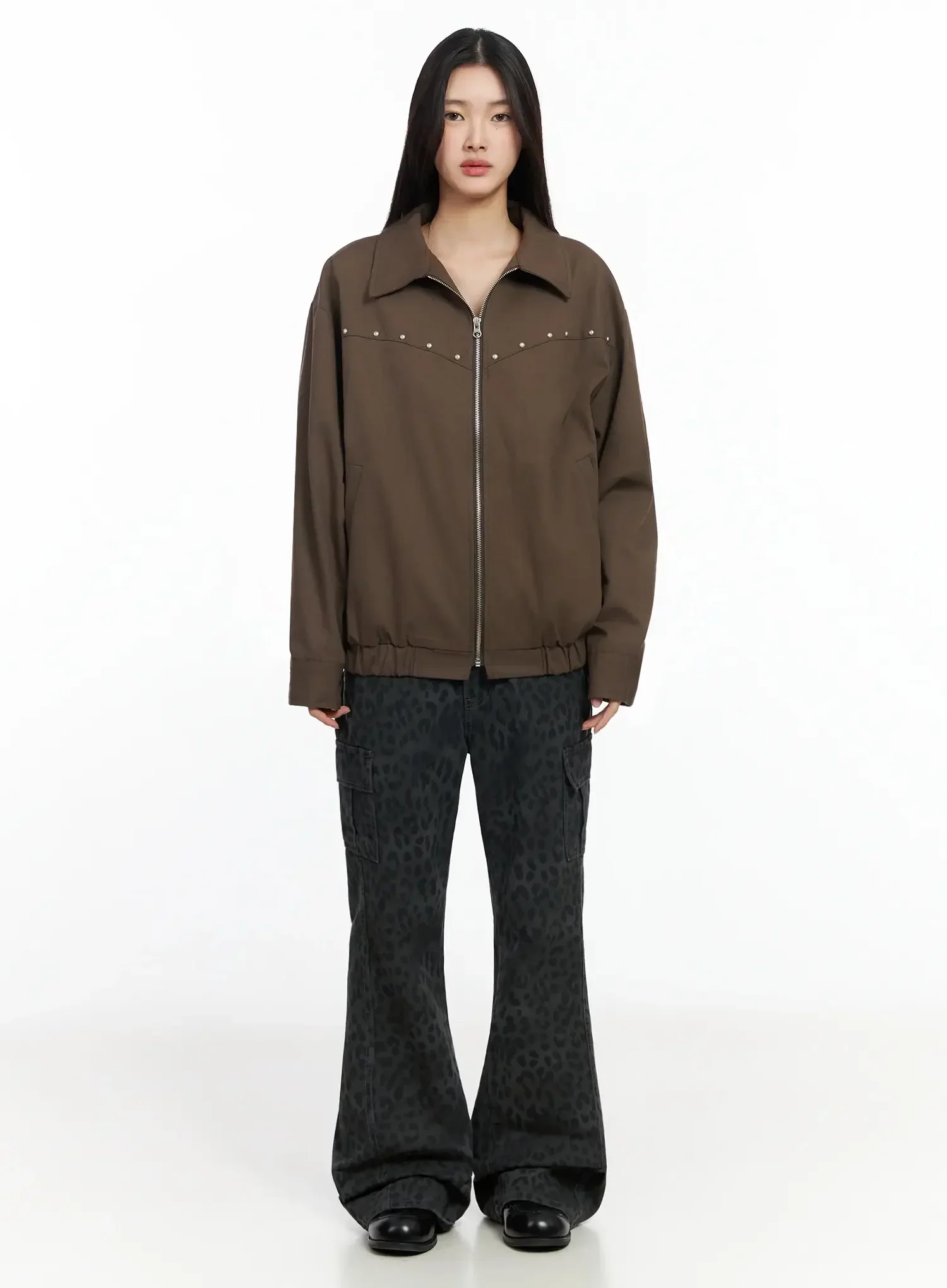 Leopard Print Flare Pants IA508 - Image 6