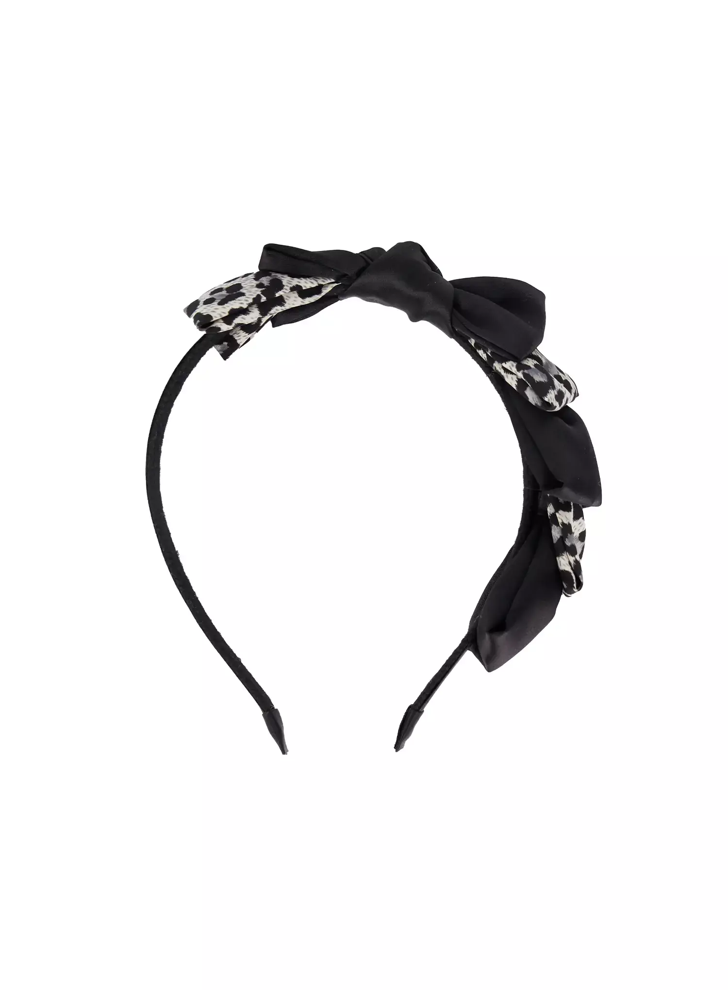 Leopard Satin Bow Headband IM530 - Image 13