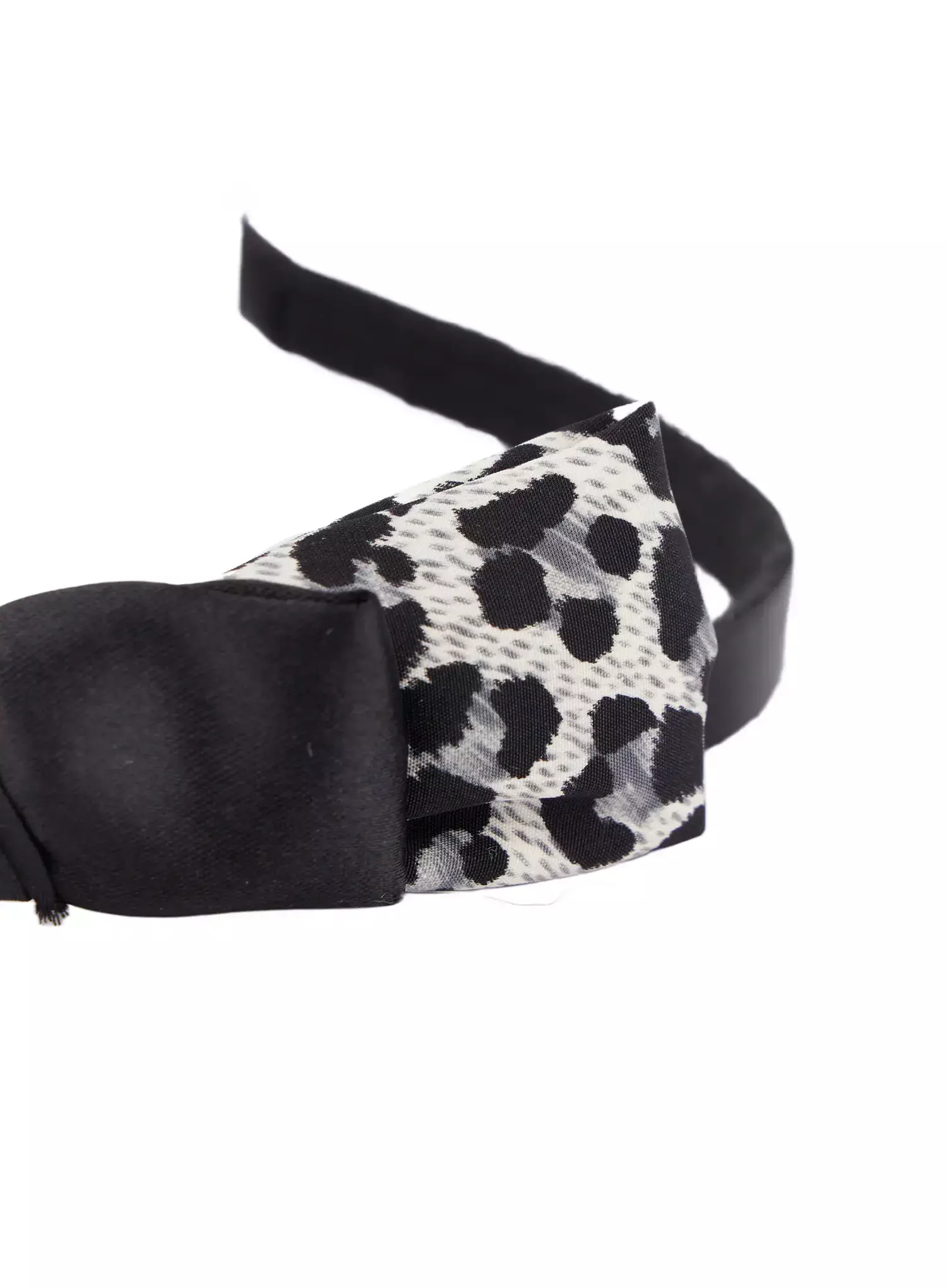 Leopard Satin Bow Headband IM530 - Image 15