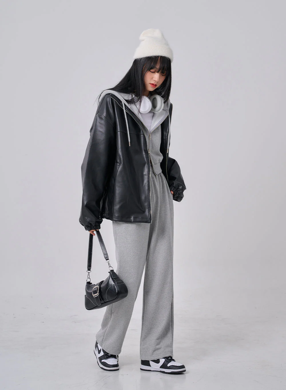 Lewkin Soft Basic Two Way Hoodie Zip Up C1210 - Image 13