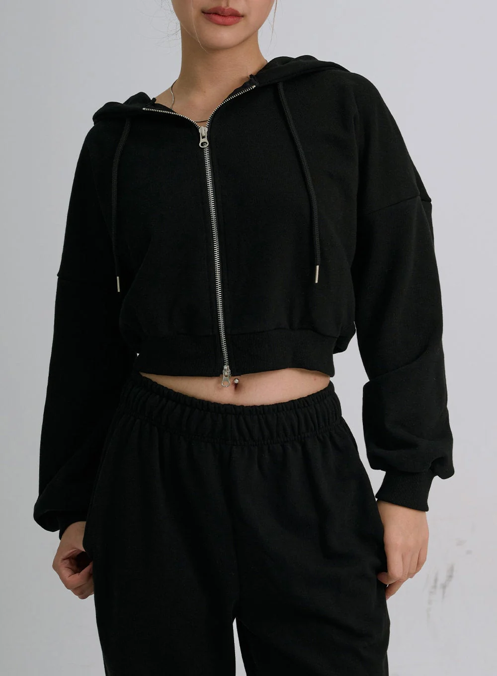 Lewkin Soft Basic Two Way Hoodie Zip Up C1210 - Image 20