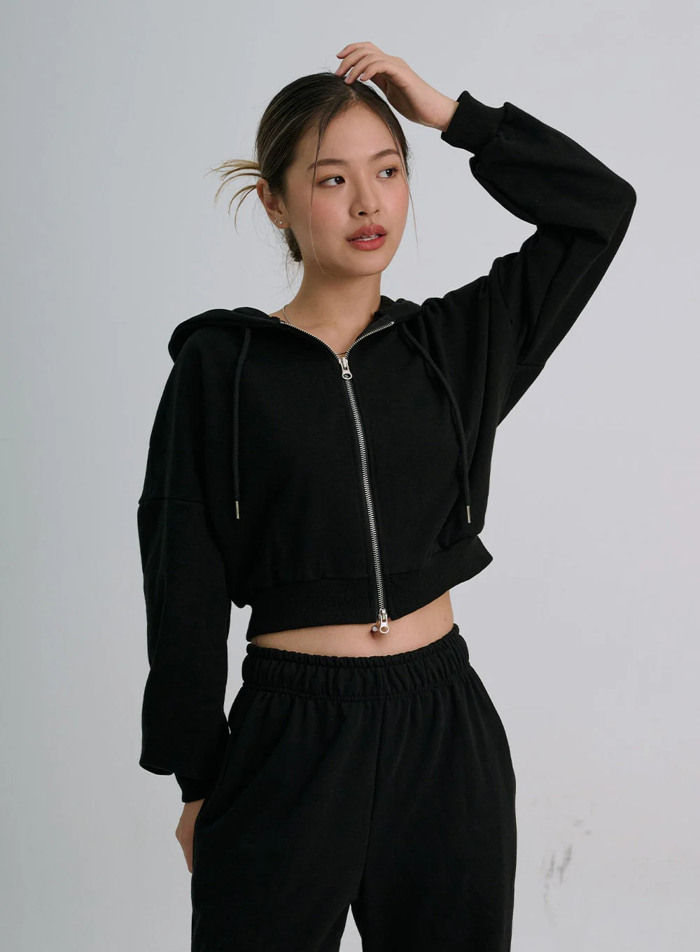 Lewkin Soft Basic Two Way Hoodie Zip Up C1210 - Image 23