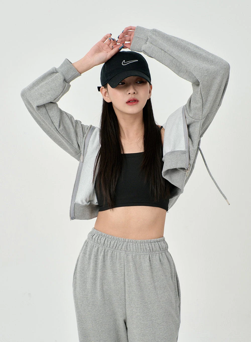 Lewkin Soft Basic Two Way Hoodie Zip Up C1210 - Image 24