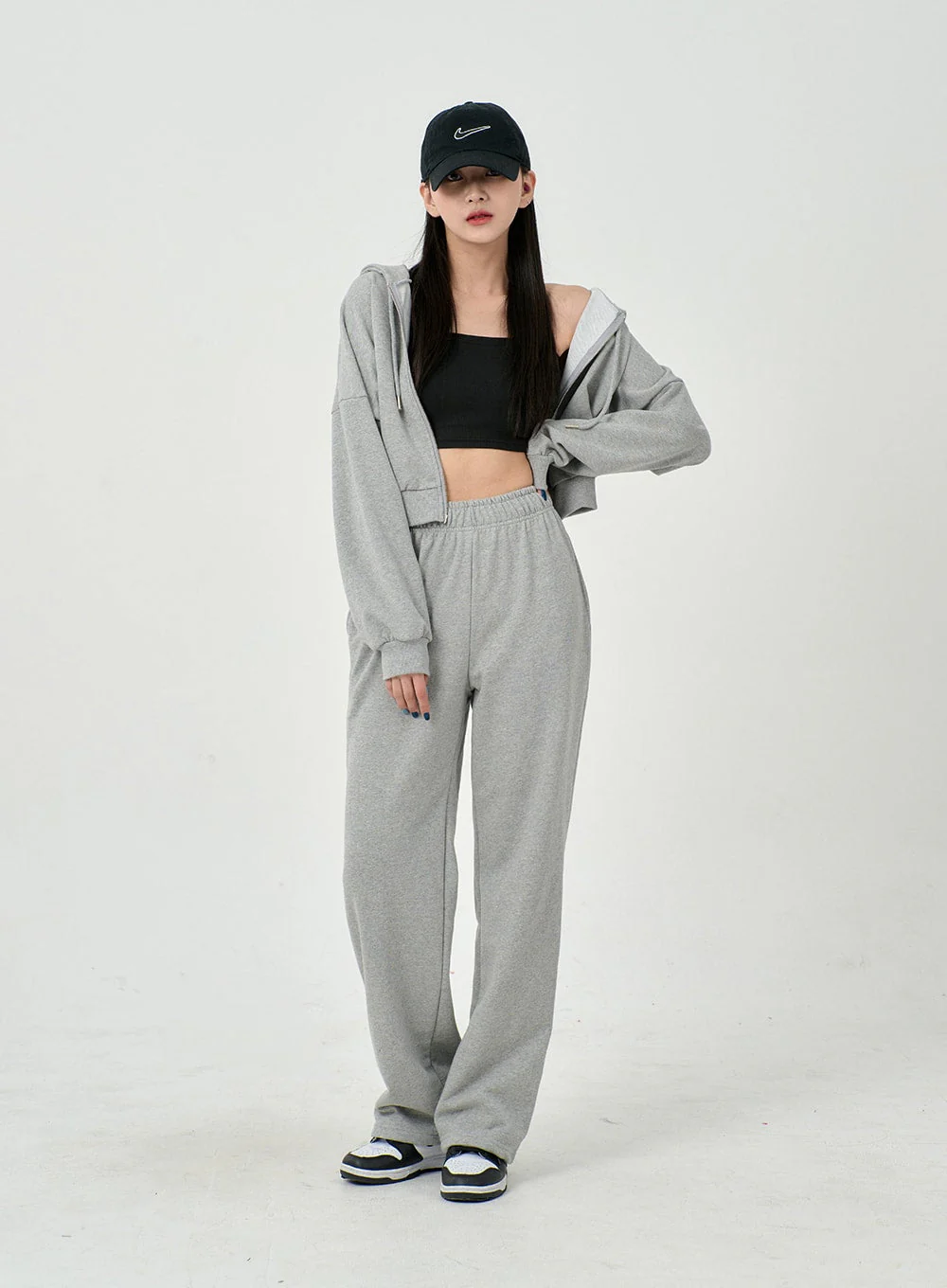 Lewkin Soft Basic Two Way Hoodie Zip Up C1210 - Image 25
