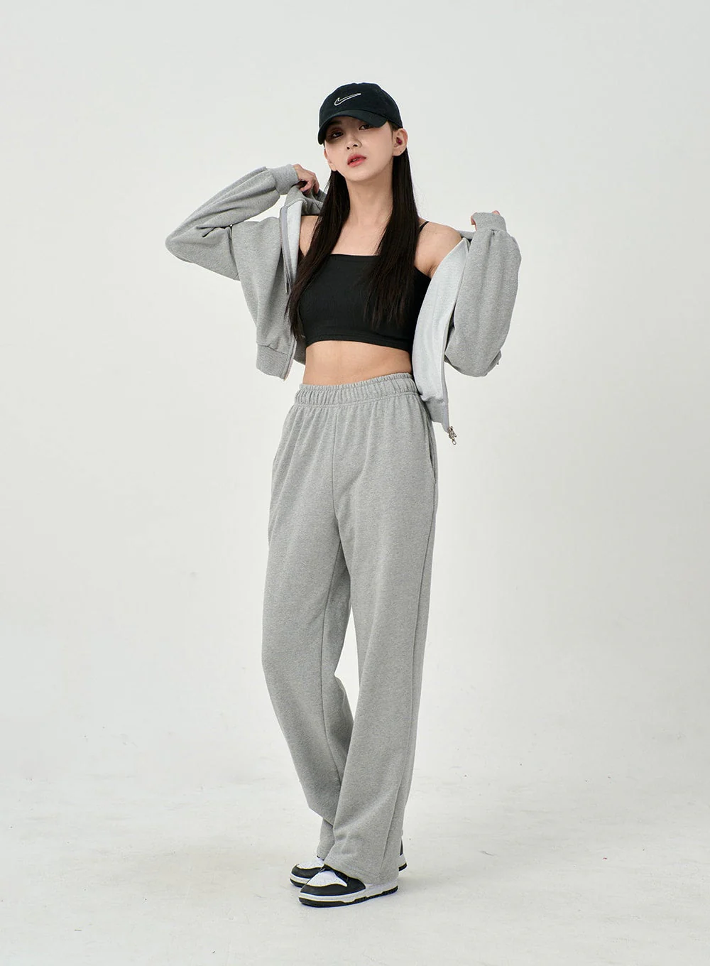 Lewkin Soft Basic Two Way Hoodie Zip Up C1210 - Image 27