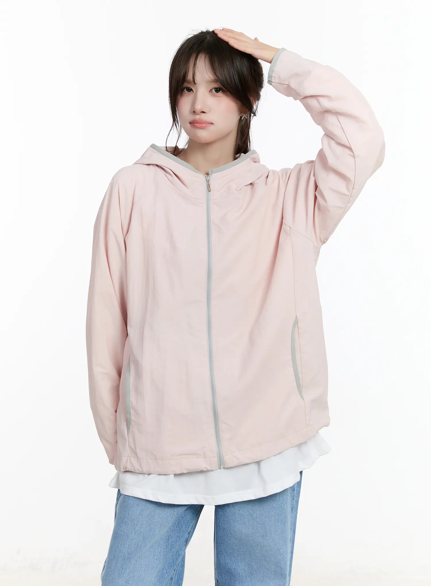 Lightweight Hooded Windbreaker CM505 - Image 6