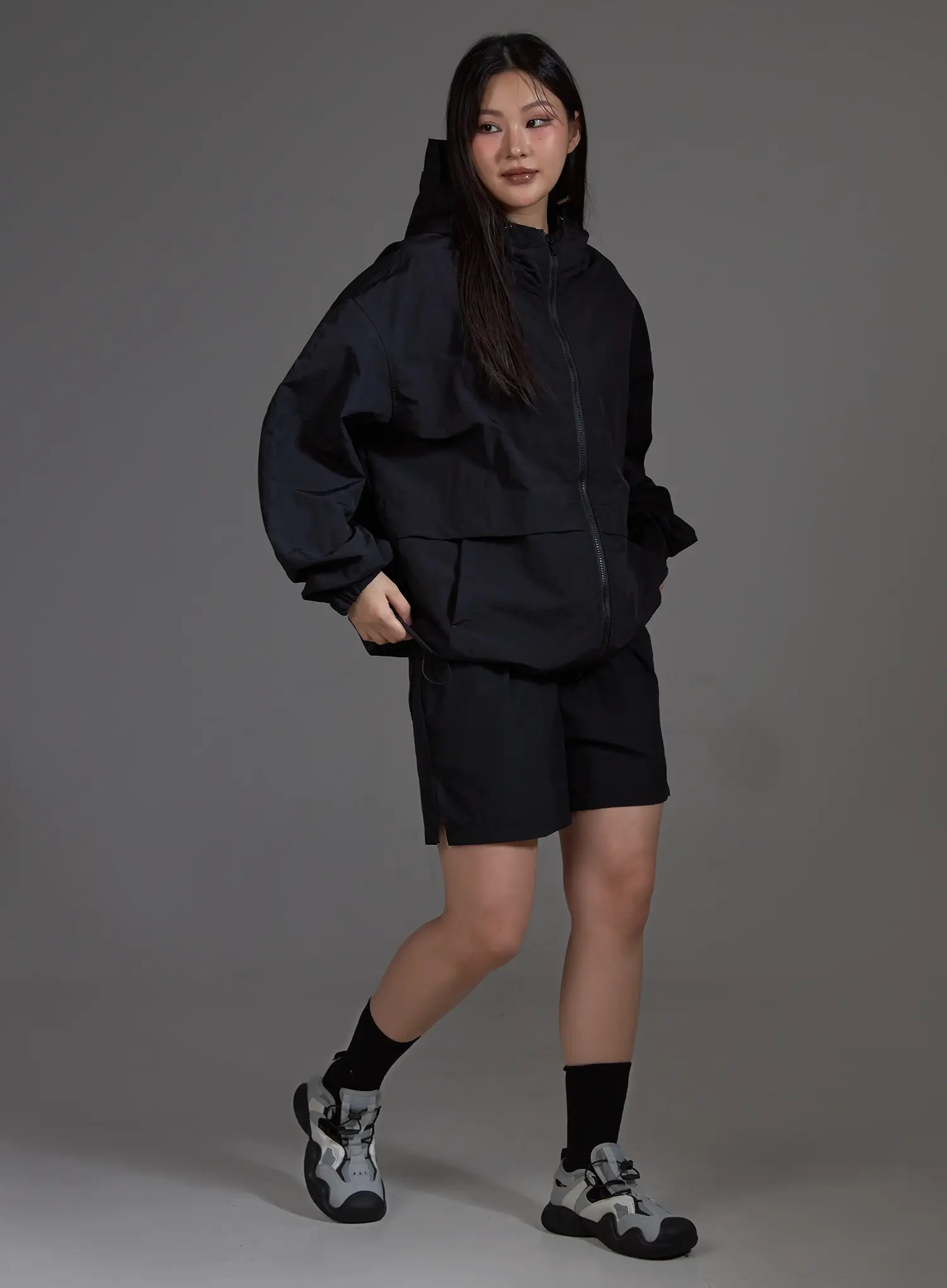Lightweight String Windbreaker IO517 - Image 10