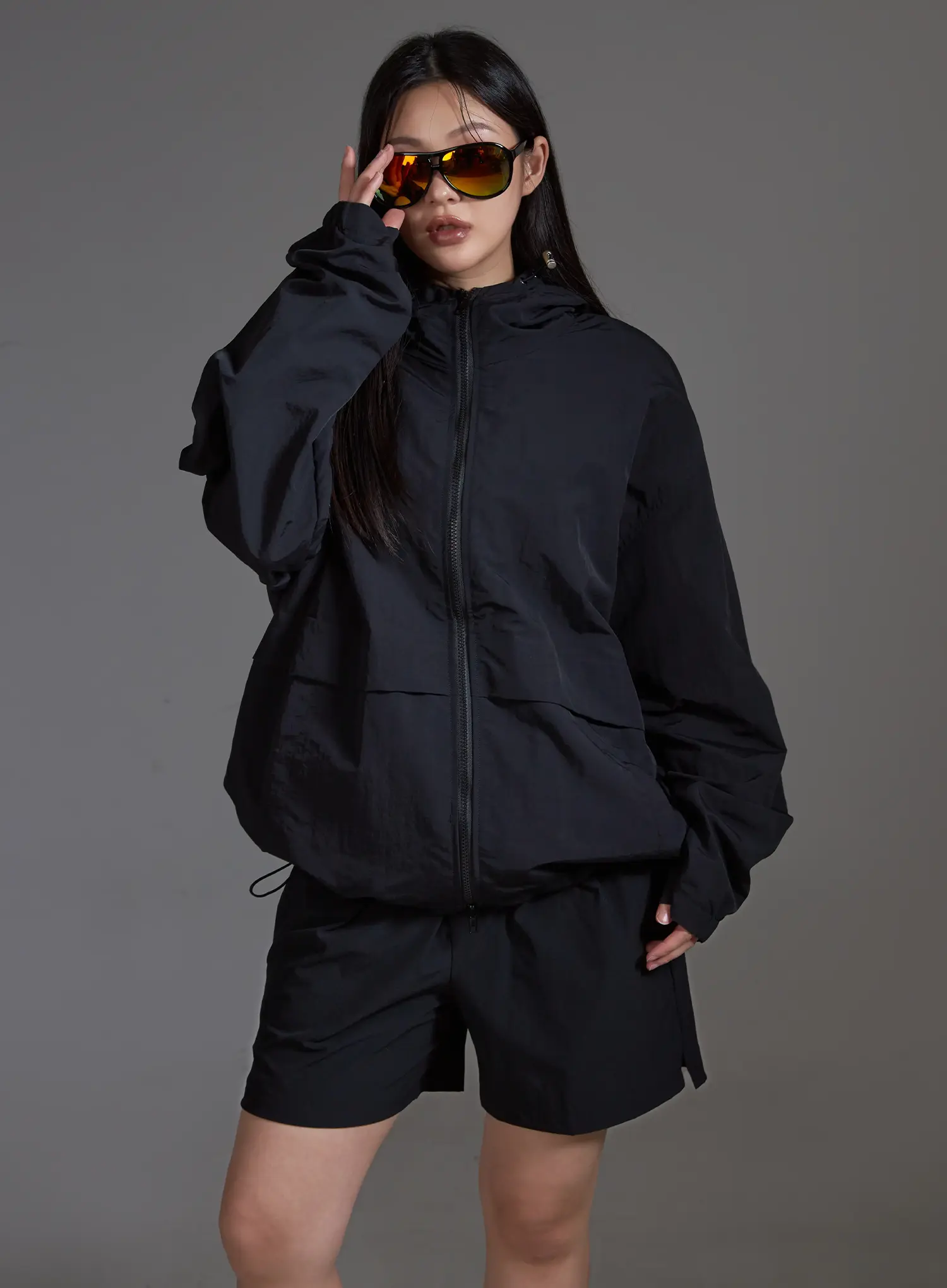 Lightweight String Windbreaker IO517 - Image 12