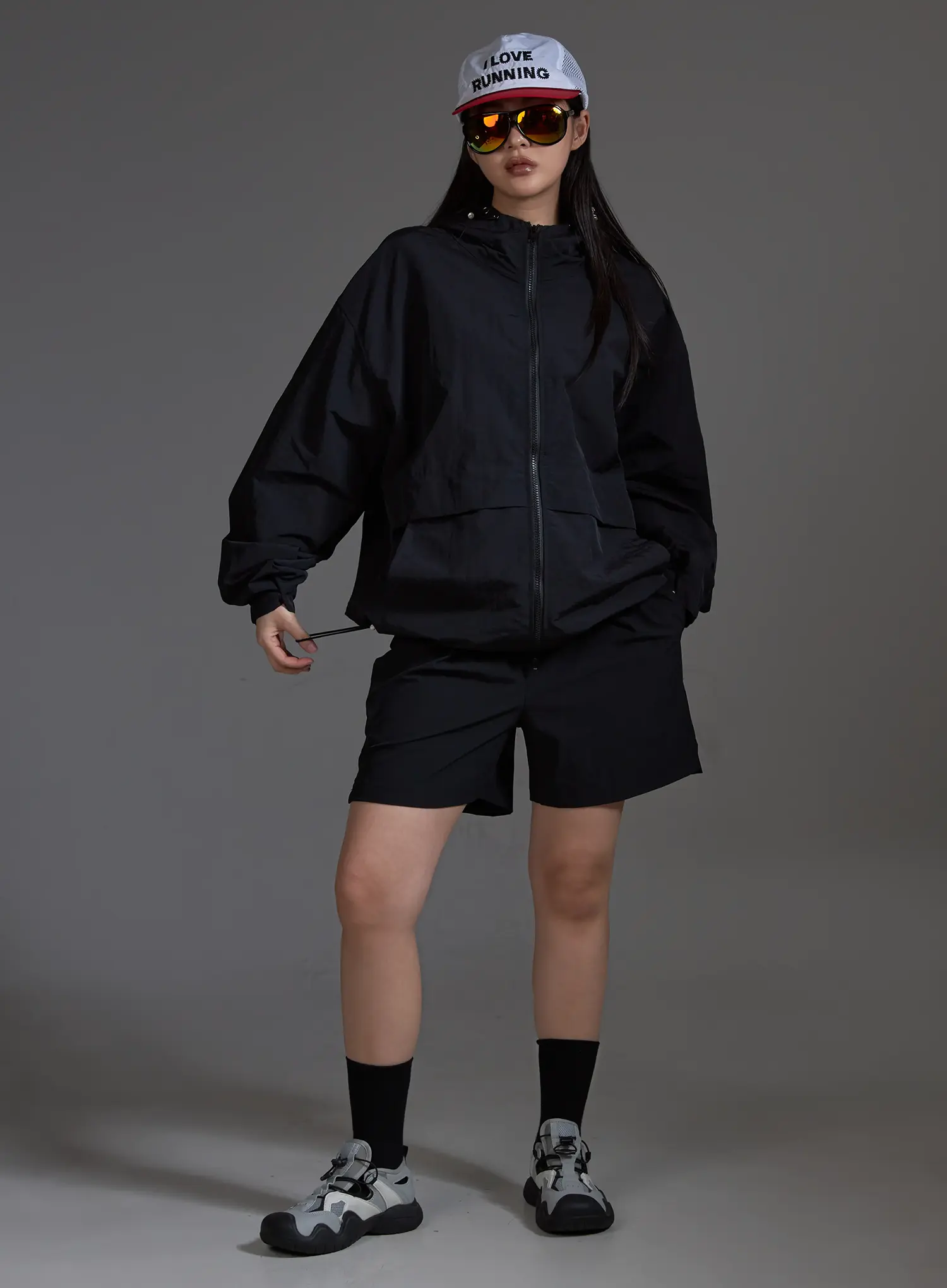 Lightweight String Windbreaker IO517 - Image 3