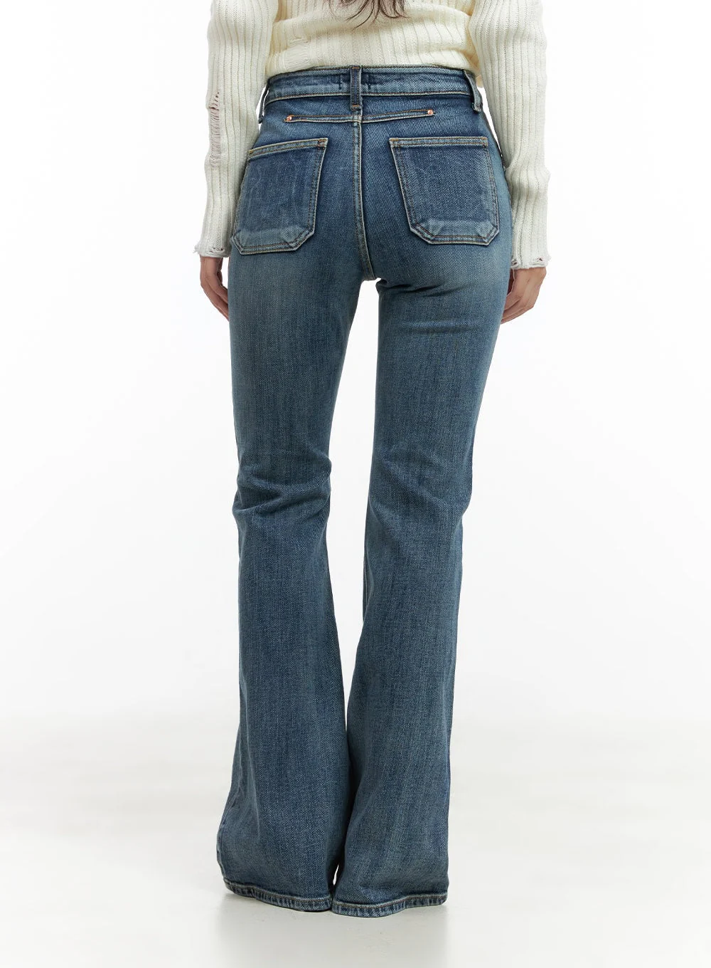 Lila Slim Bootcut Jeans CG422 - Image 5