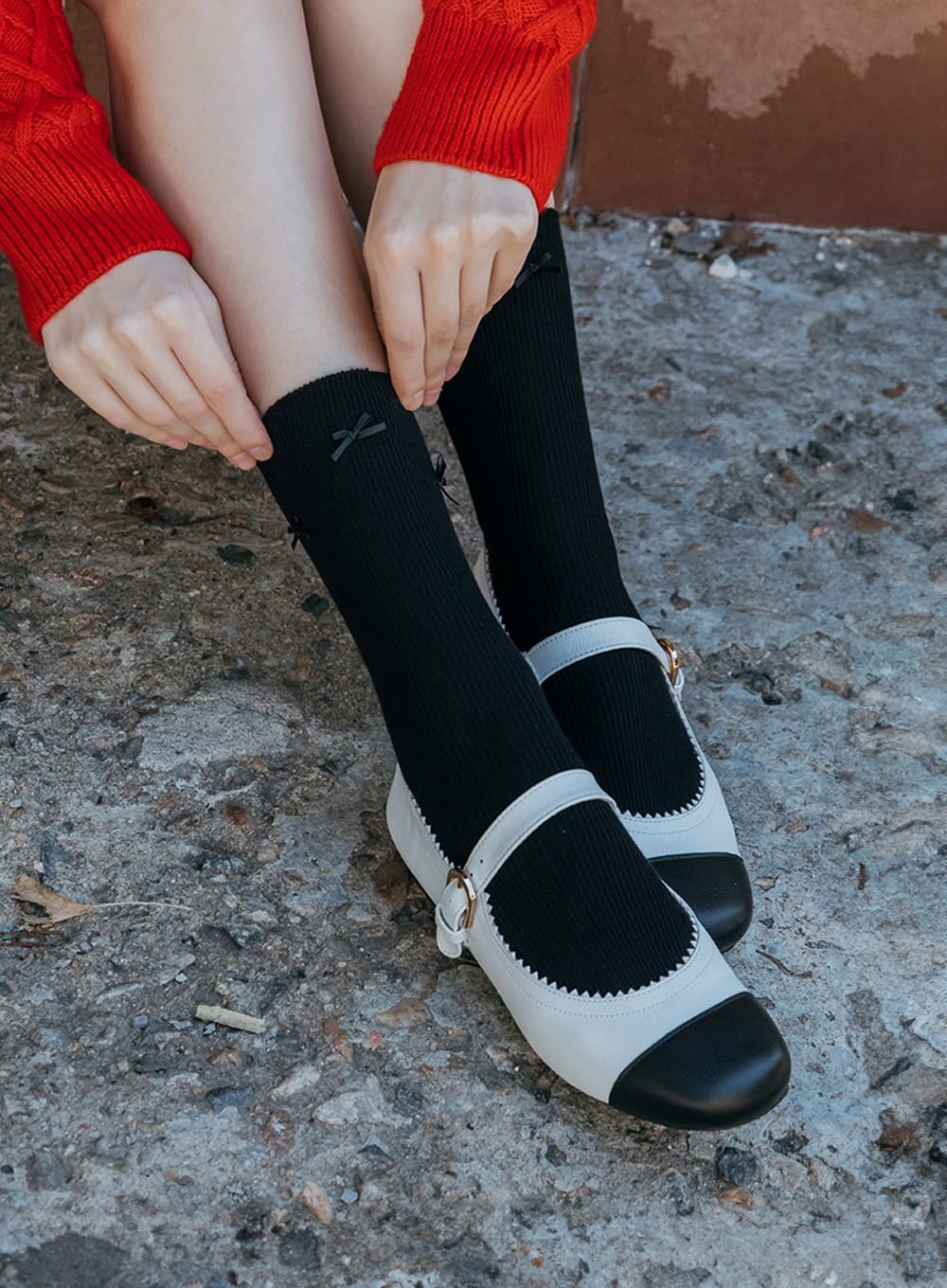 Lior Ribbon Socks IA529 - Image 2