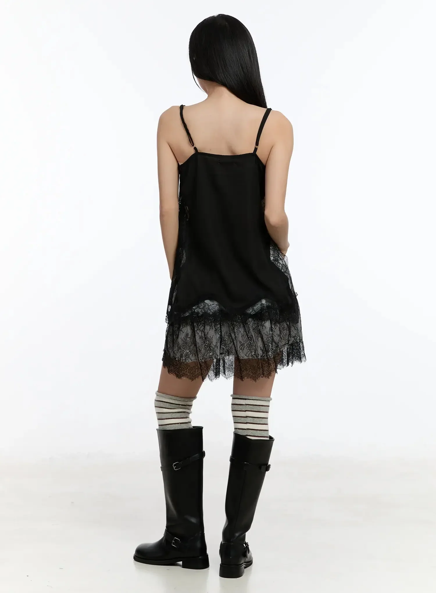 Long Lace Dress Top IM509 - Image 11