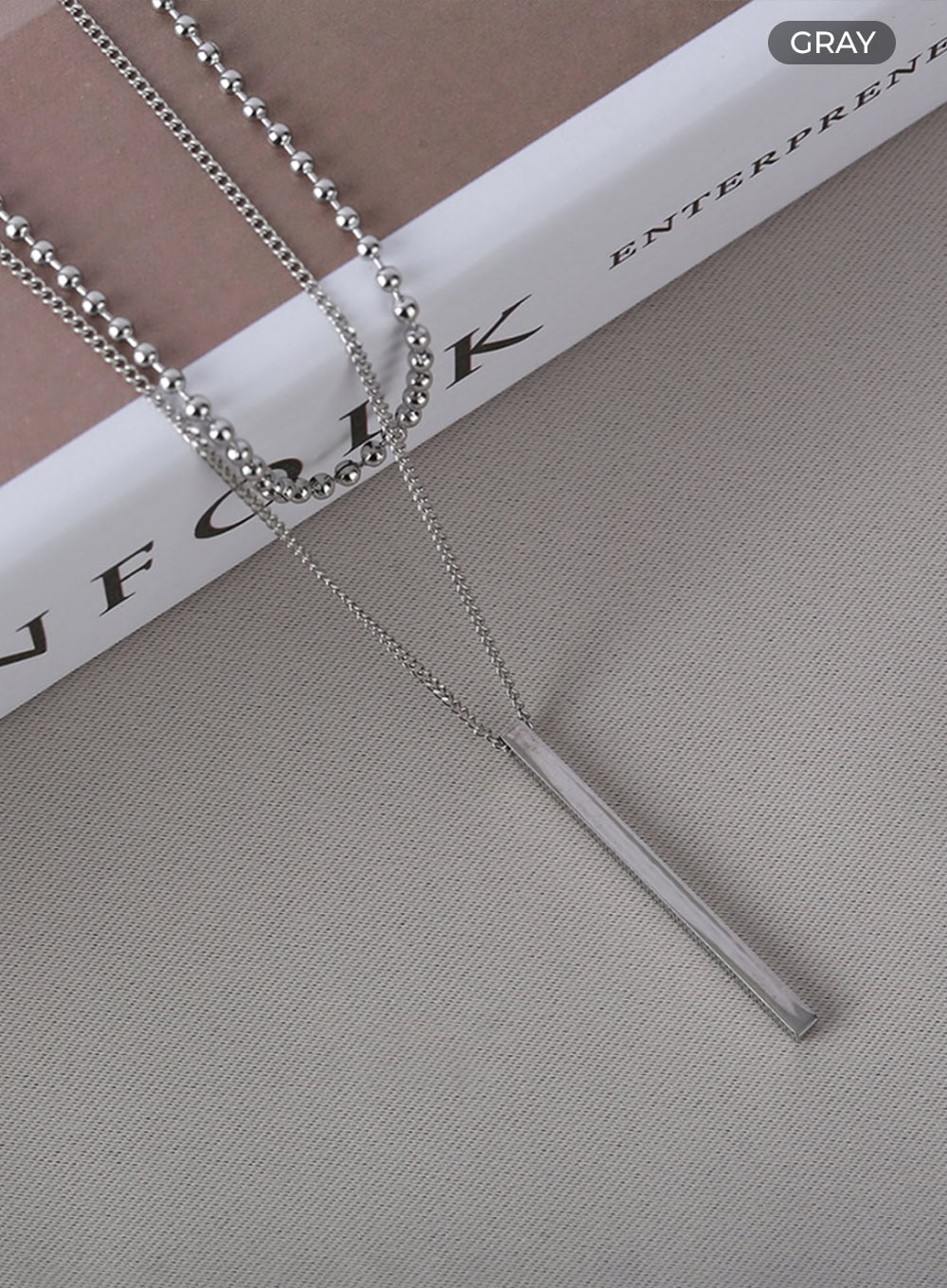 Long Stick Necklace IL403 - Image 4