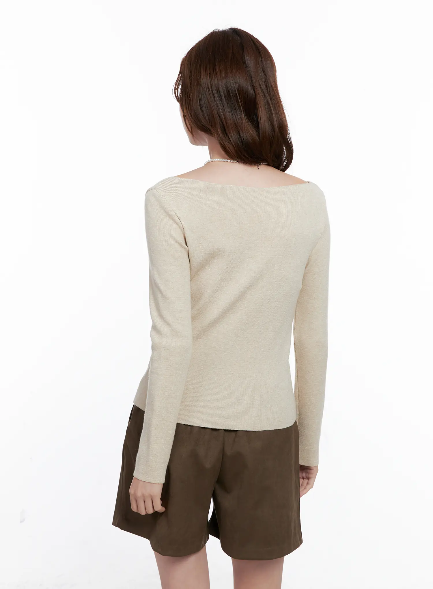 Loose Fit Boat Neck Knit CG520 - Image 7