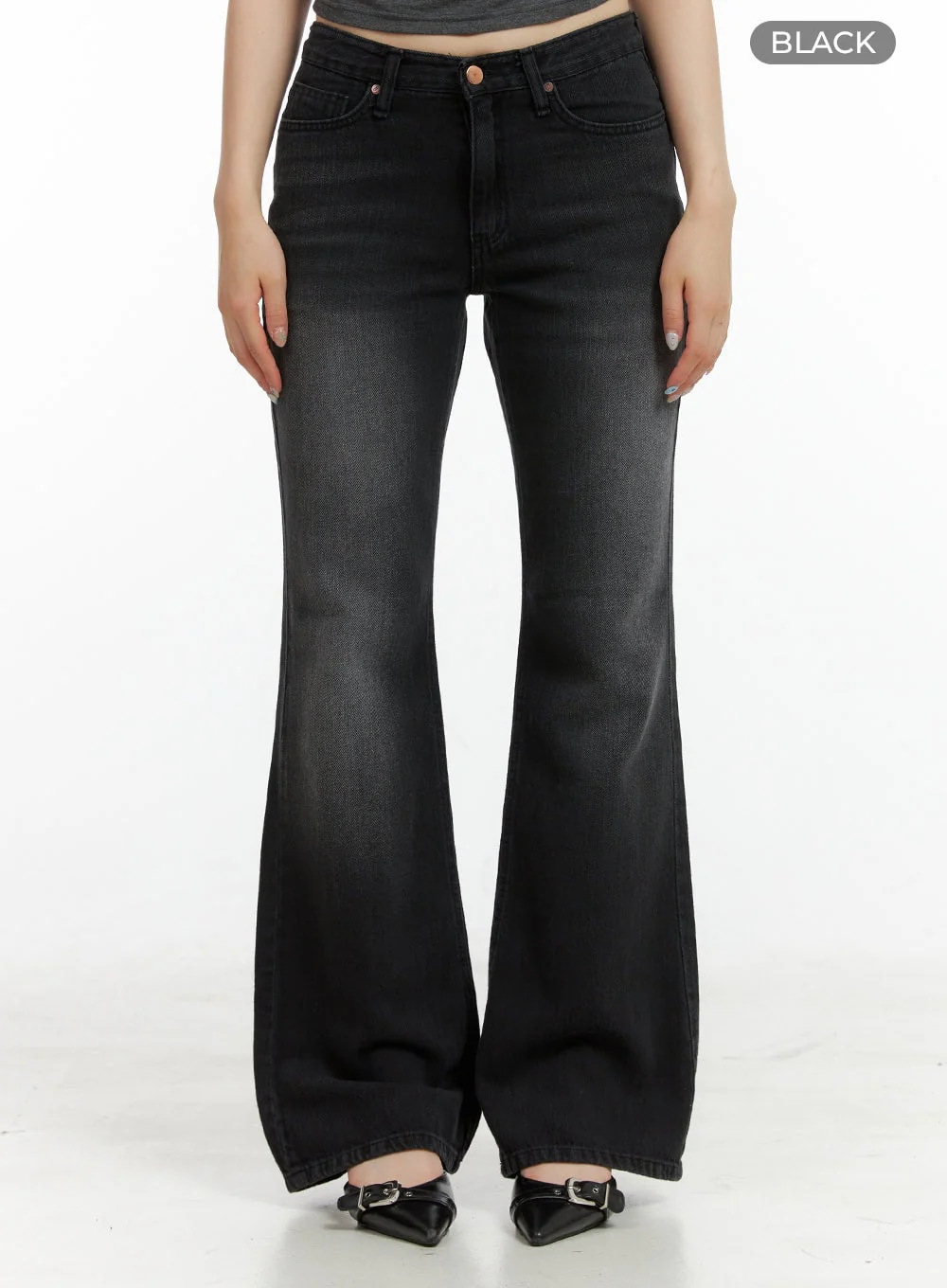 Loose Fit Bootcut Jeans CL422 - Image 7