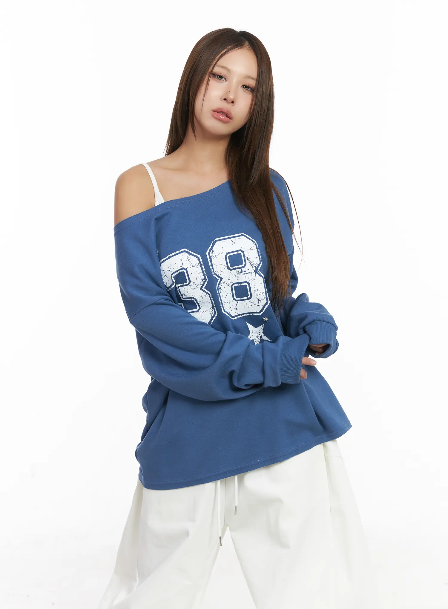 Loose Fit Graphic Sweatshirt CJ512 - Image 10