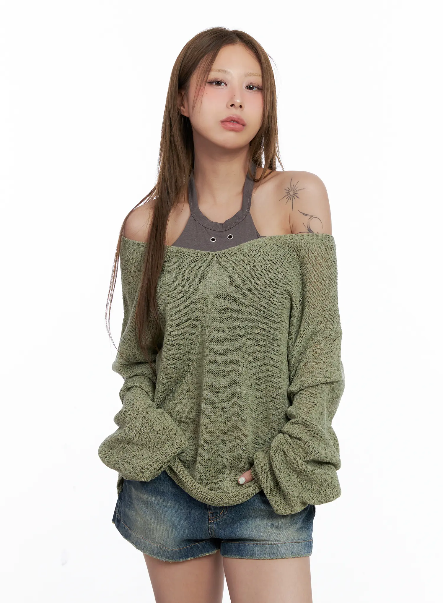 Loose-Fit String Summer Knit CL511 - Image 5
