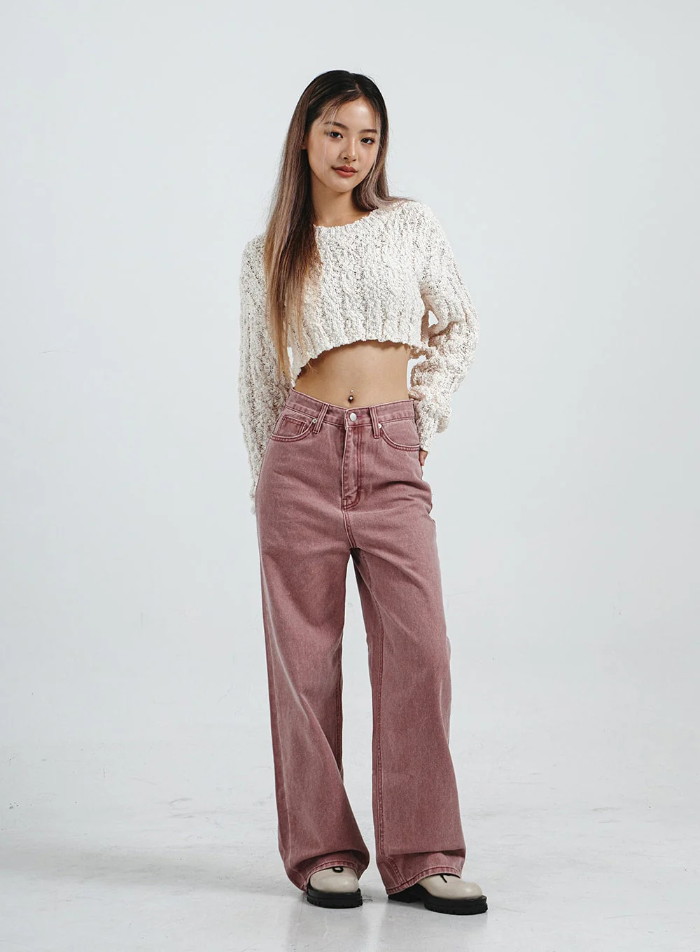 Loose Straight Wide Leg Pants CS30 - Image 10