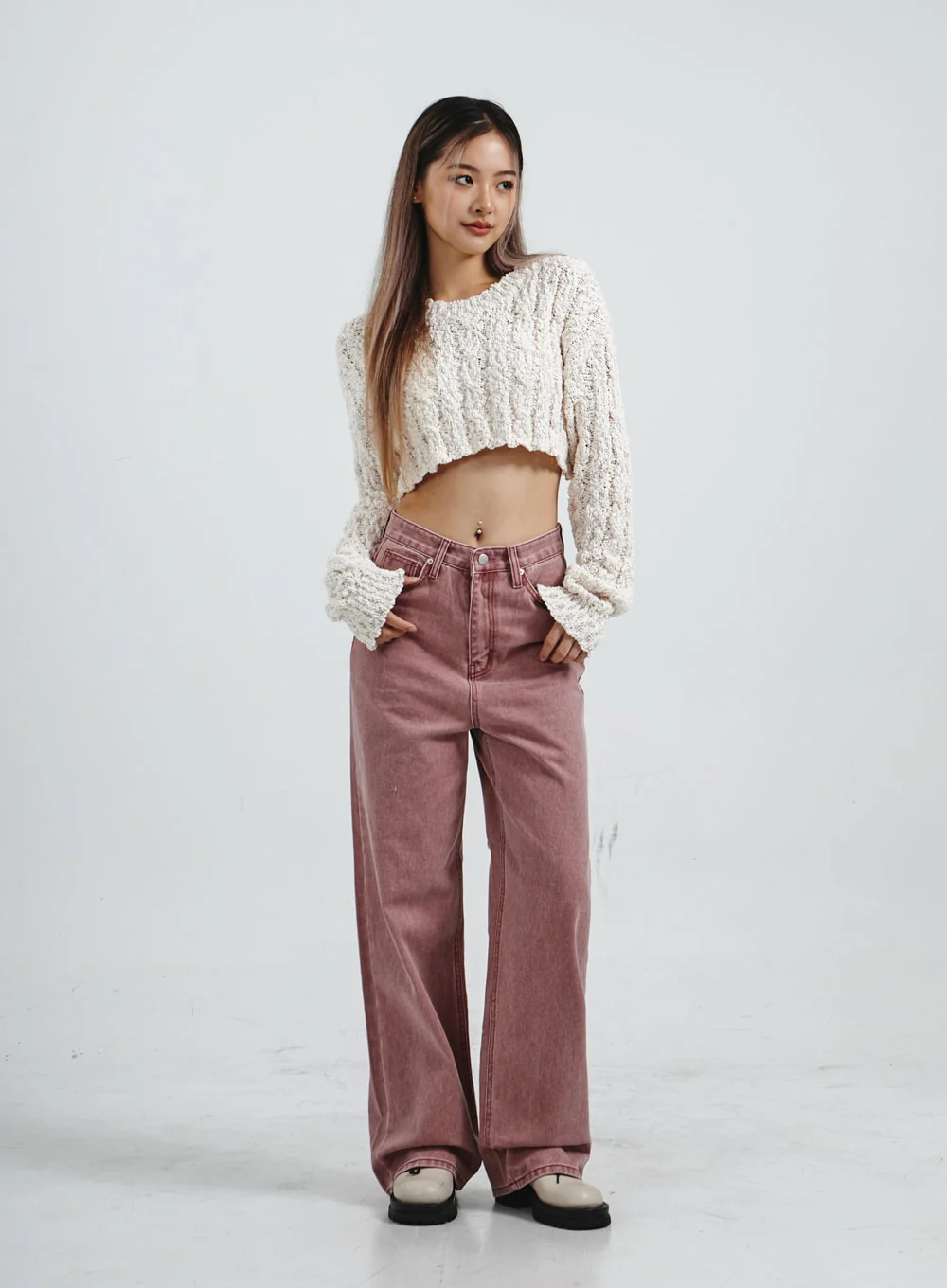 Loose Straight Wide Leg Pants CS30 - Image 13