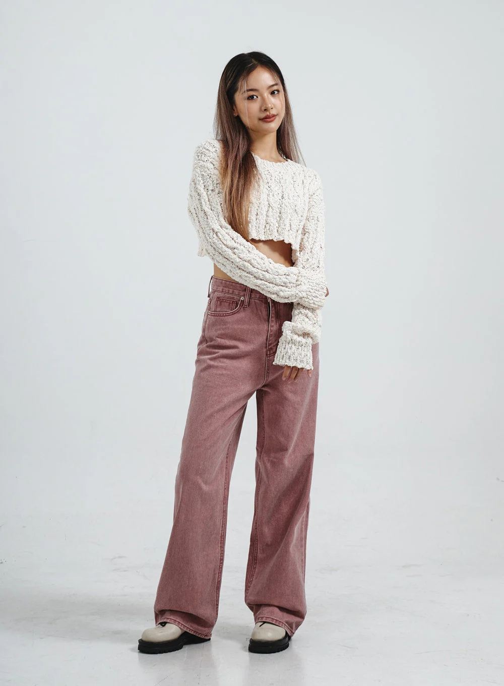 Loose Straight Wide Leg Pants CS30 - Image 3