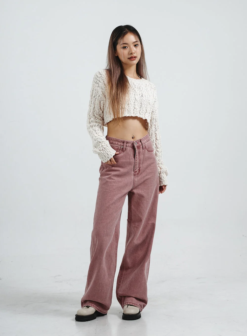 Loose Straight Wide Leg Pants CS30 - Image 7