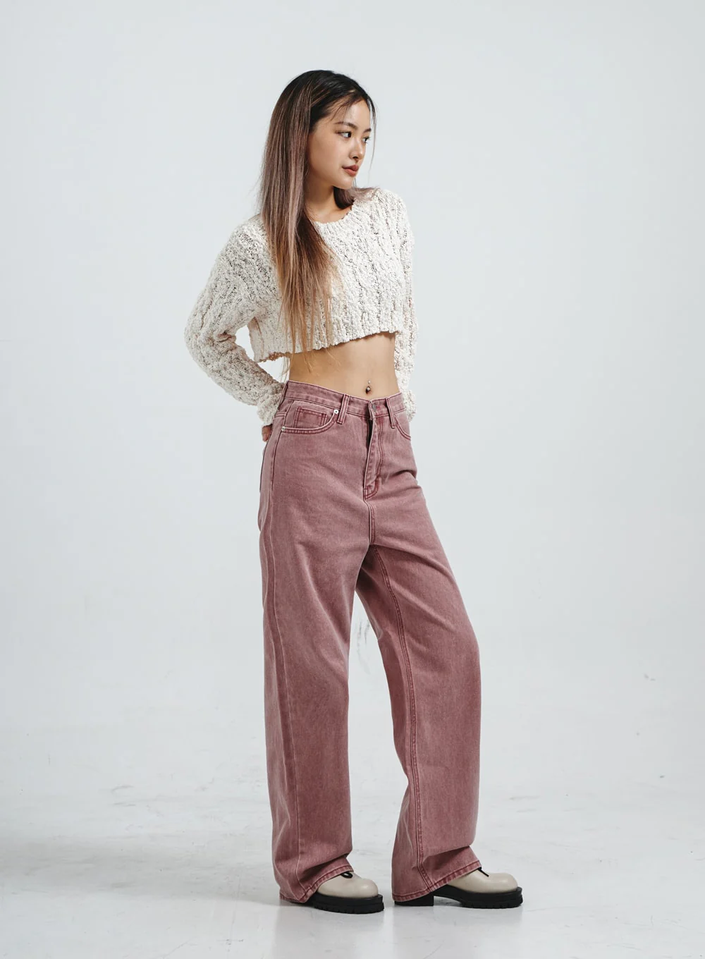 Loose Straight Wide Leg Pants CS30 - Image 8