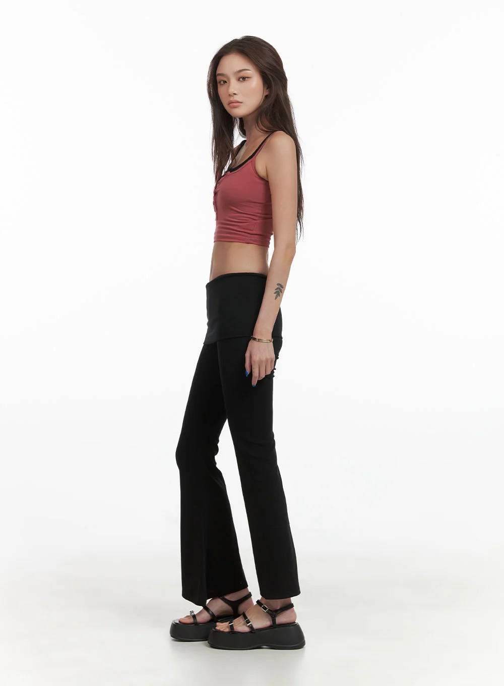 Loungewear Sleeveless Crop Top CY423 - Image 5