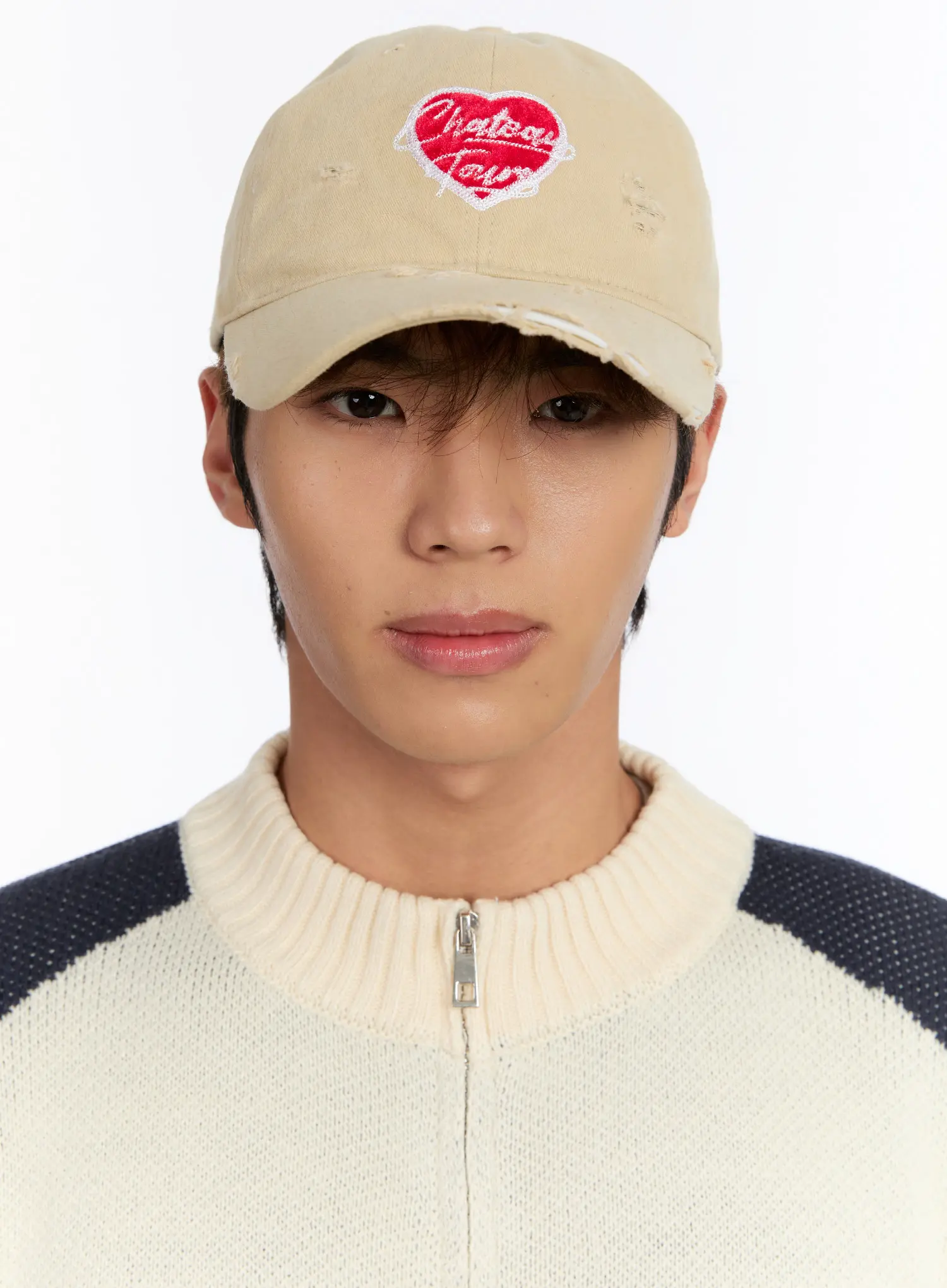Lovers Vintage Beige Cap IN524 - Image 3
