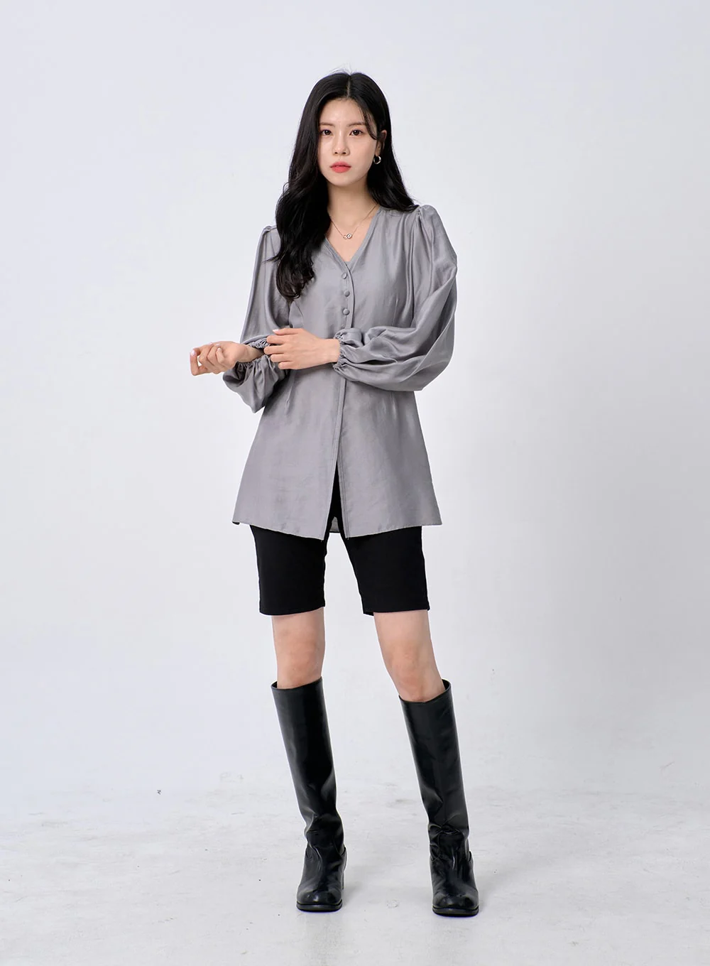 Low Rise Biker Shorts OM331 - Image 7