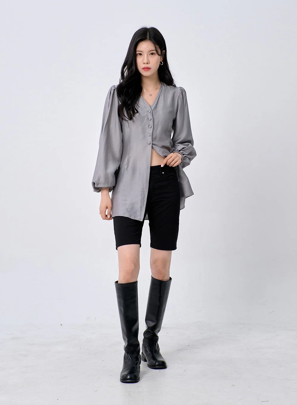 Low Rise Biker Shorts OM331 - Image 8