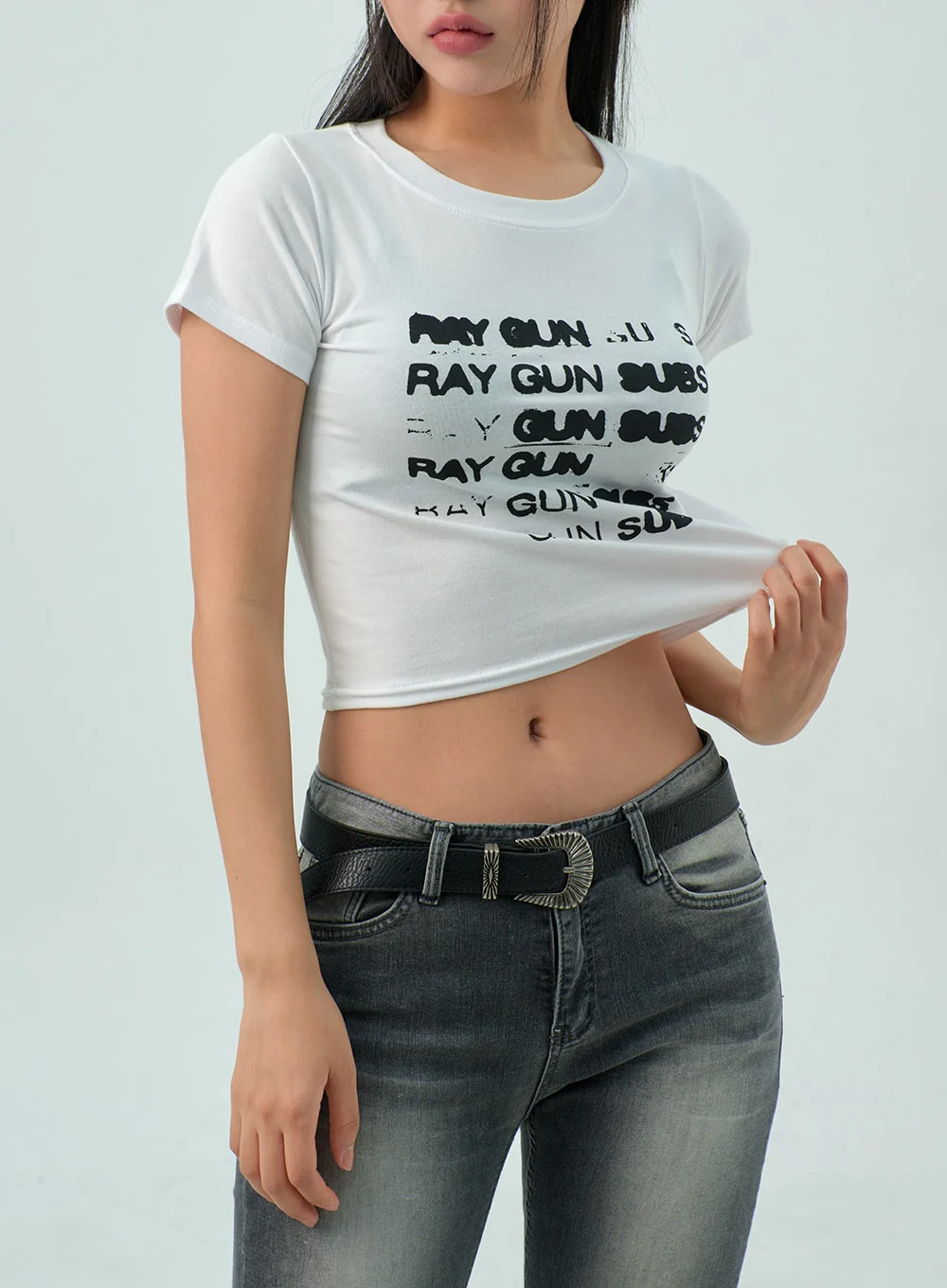 Low Rise Bootcut Jeans CY326 - Image 11