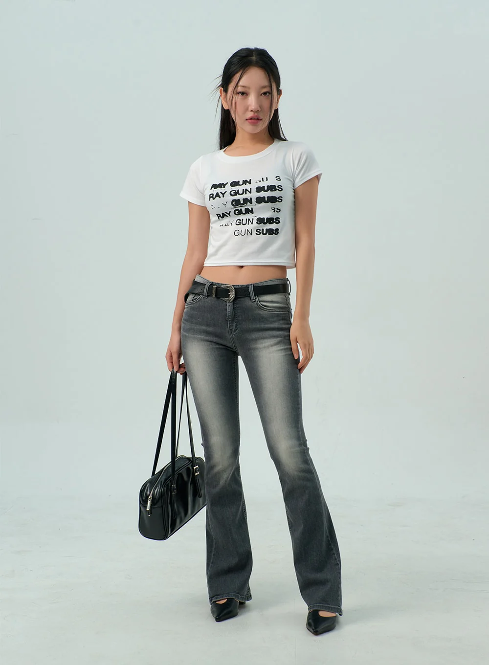 Low Rise Bootcut Jeans CY326 - Image 13