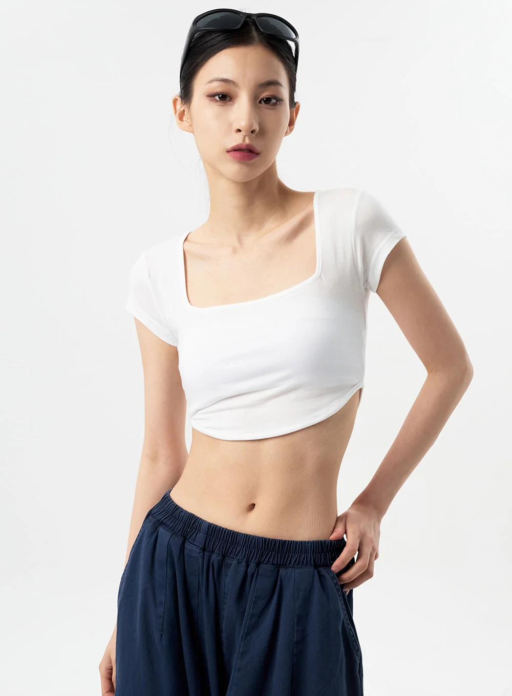 Low Rise Cotton Pants CY312 - Image 10