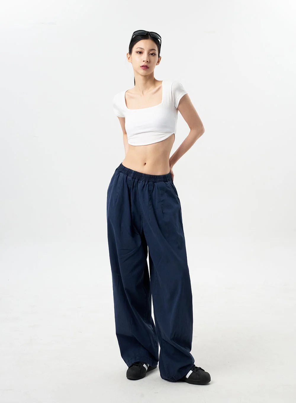 Low Rise Cotton Pants CY312 - Image 3