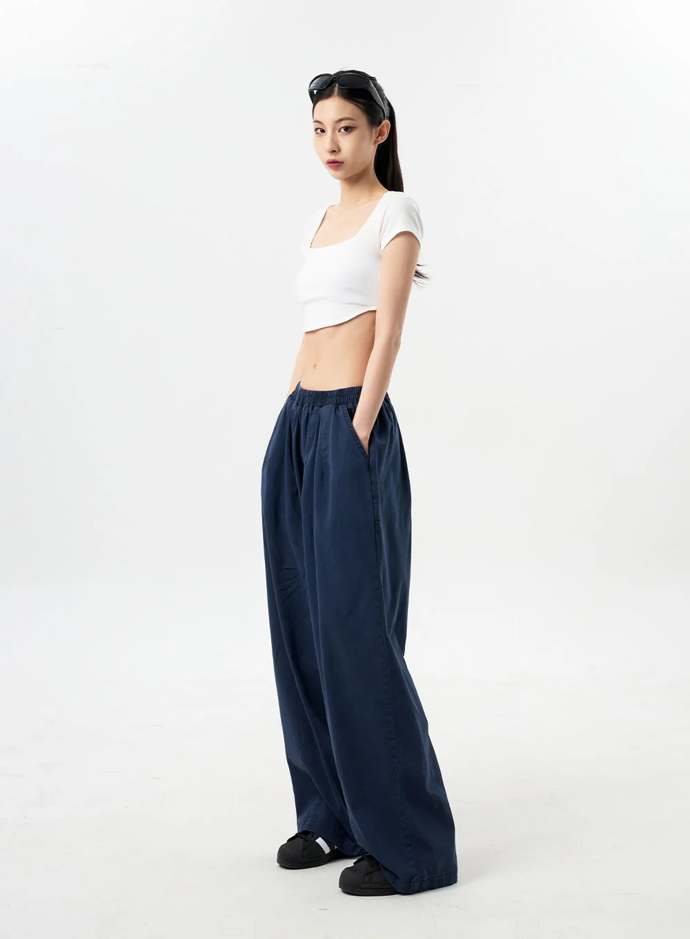 Low Rise Cotton Pants CY312 - Image 7
