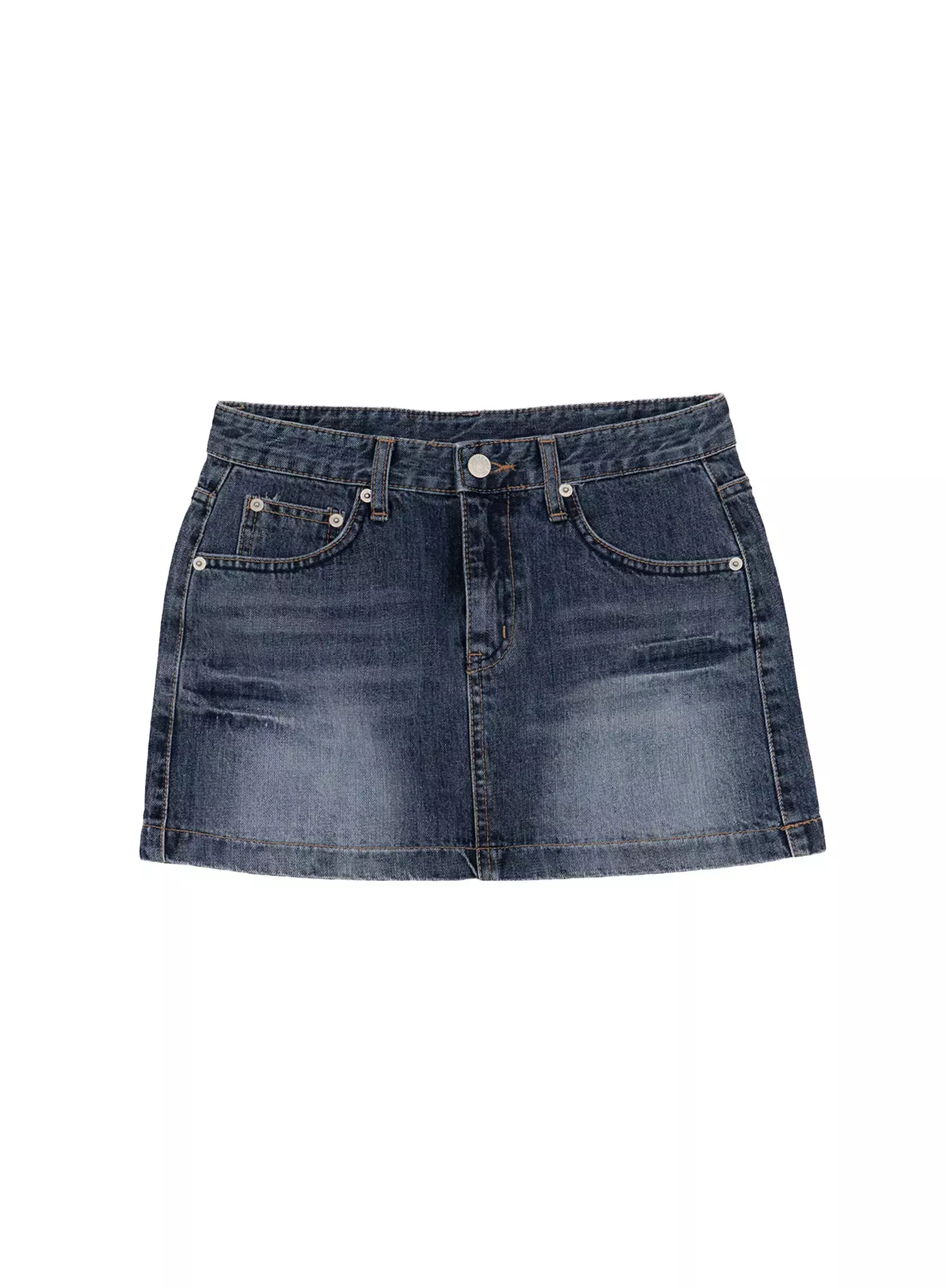 Low-Rise Denim Skirt IM509 - Image 13