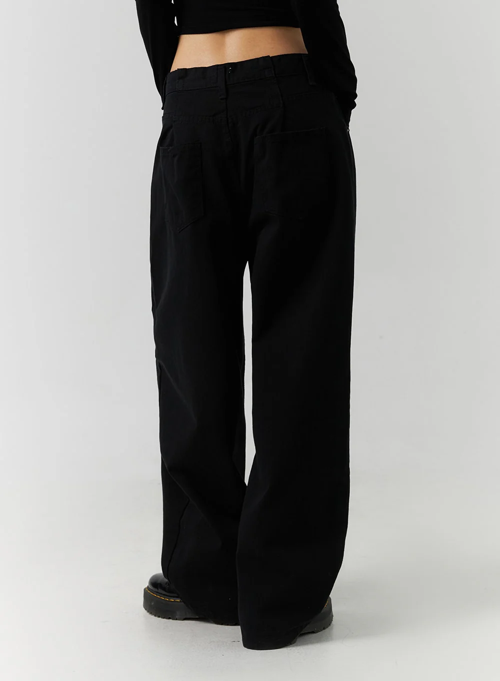 Low-Rise Loose Fit Streetwear Denim (Unisex) ID305 - Image 4