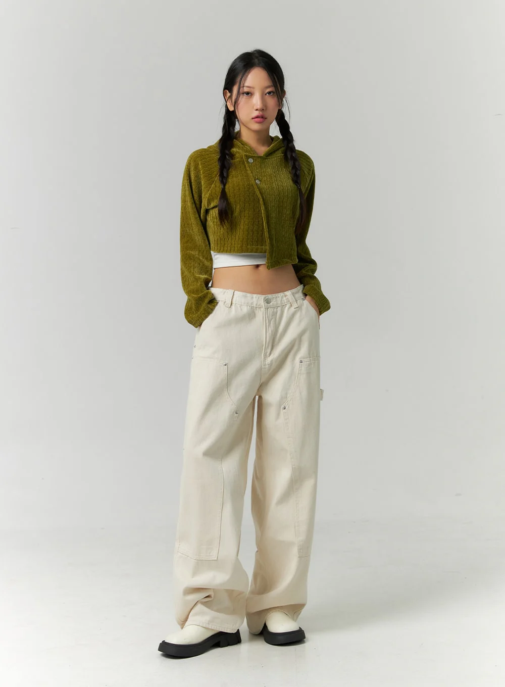 Low Rise Pocket Pants CN324 - Image 2