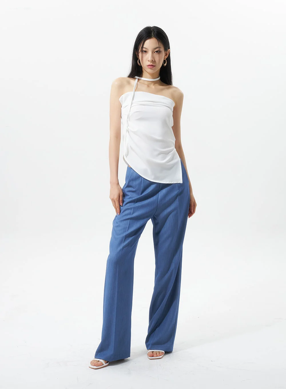 Low Rise Tailored Pants IU326 - Image 3