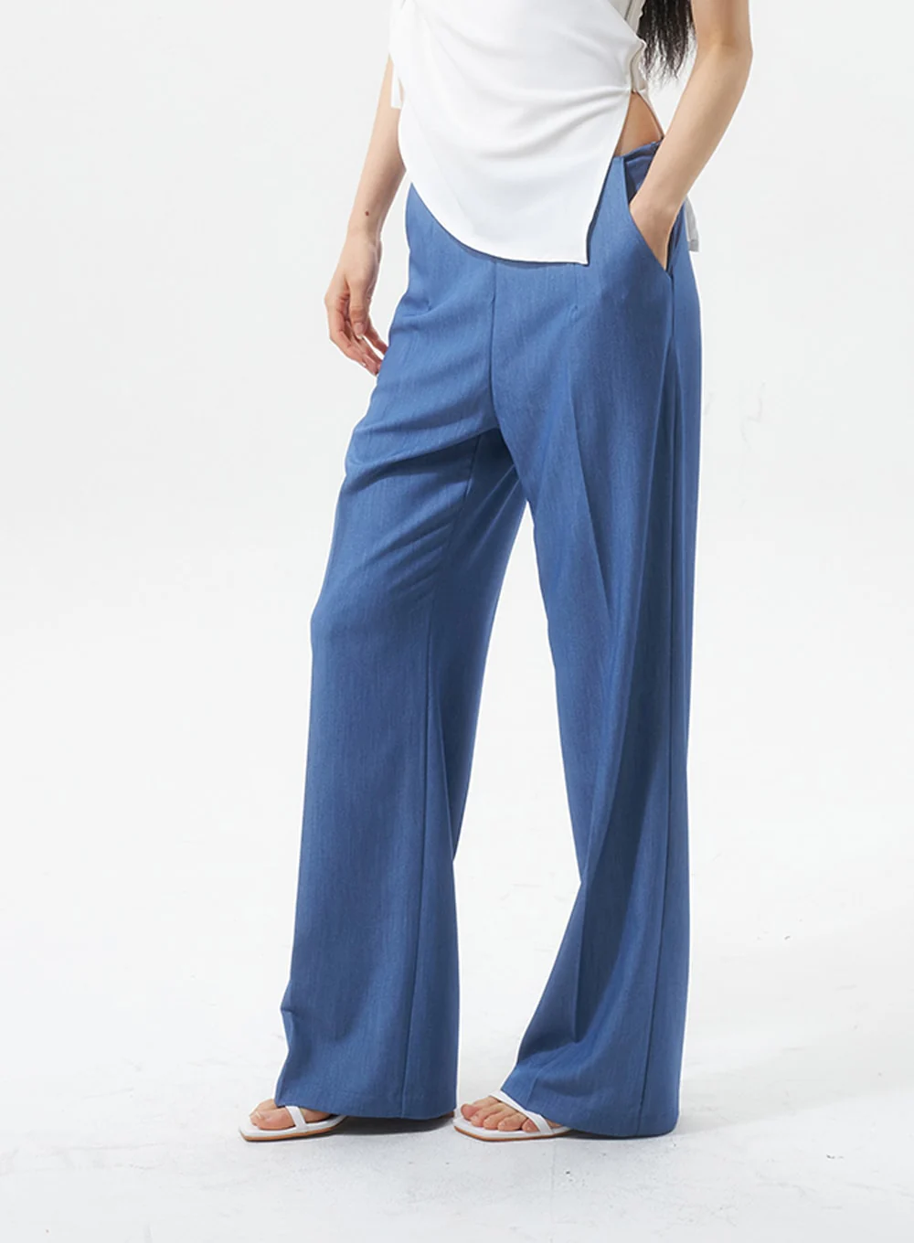 Low Rise Tailored Pants IU326 - Image 4