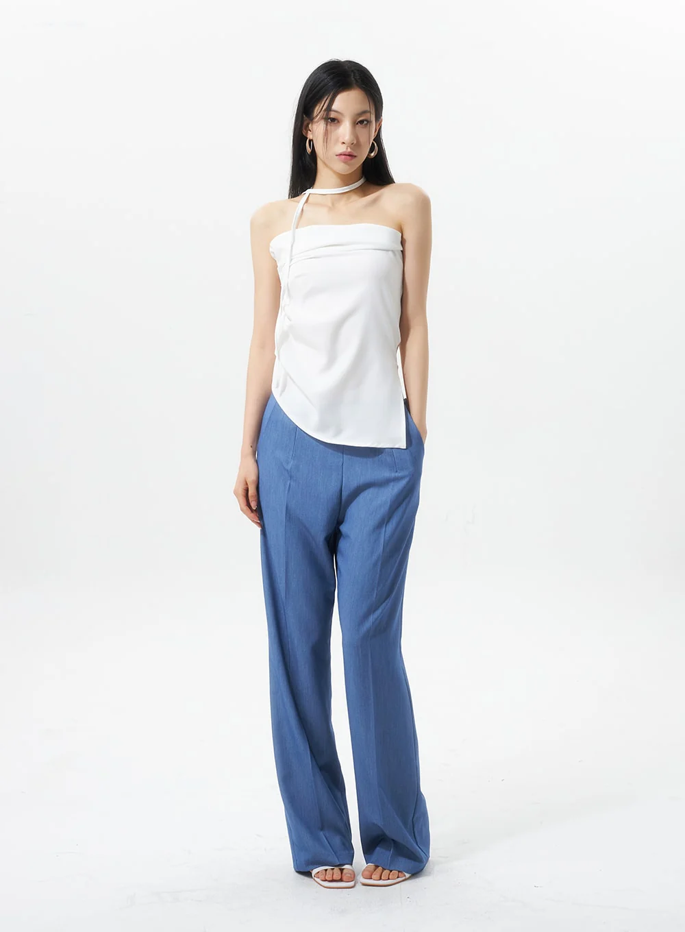 Low Rise Tailored Pants IU326 - Image 7