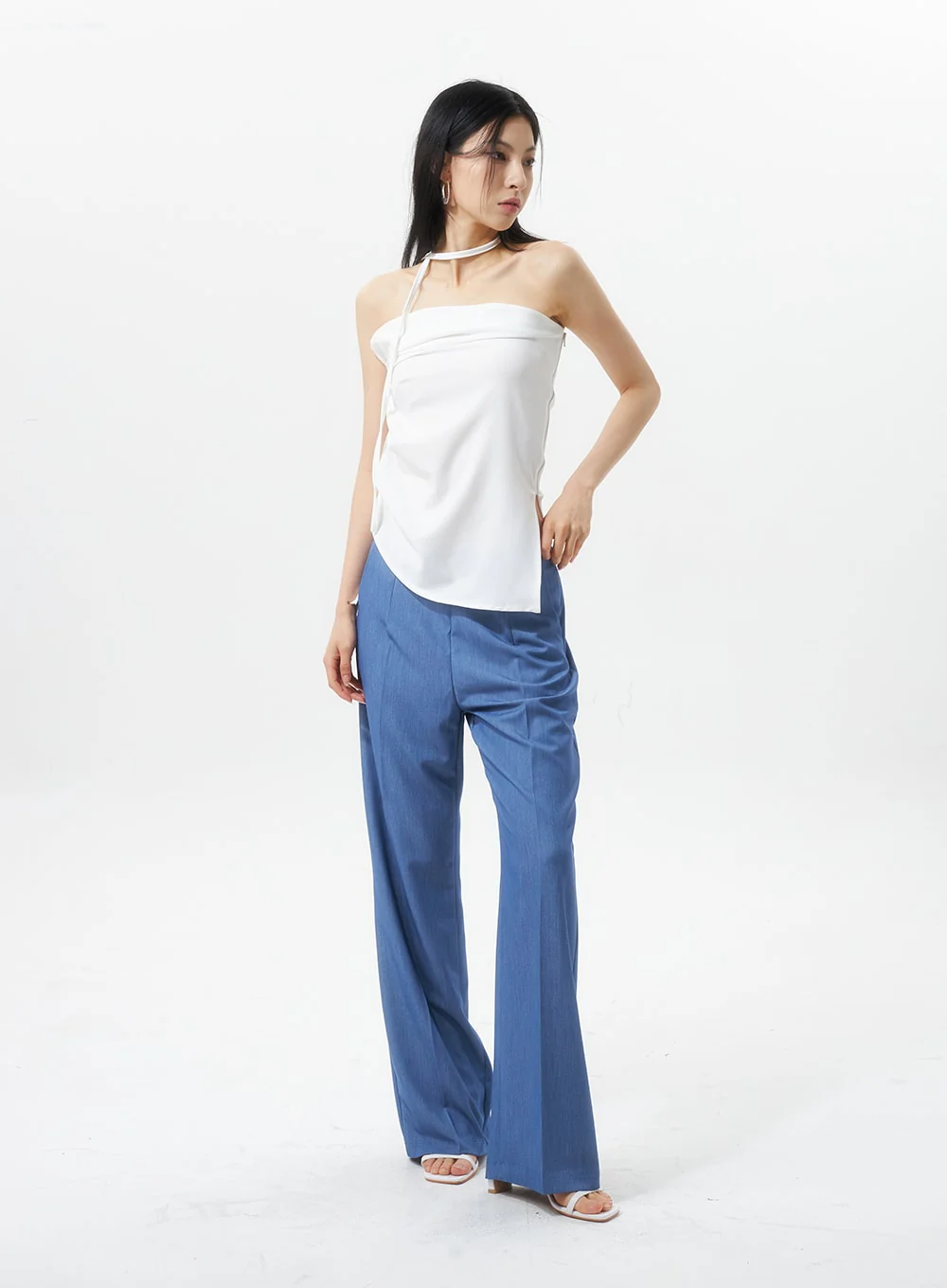 Low Rise Tailored Pants IU326 - Image 9