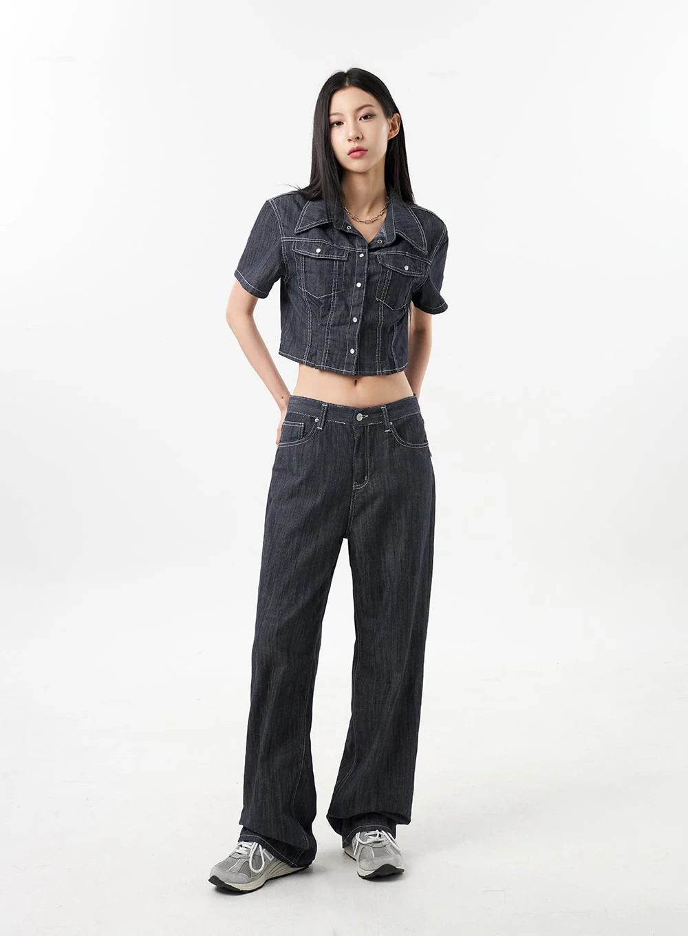 Low Rise Wide Pants CU312 - Image 3
