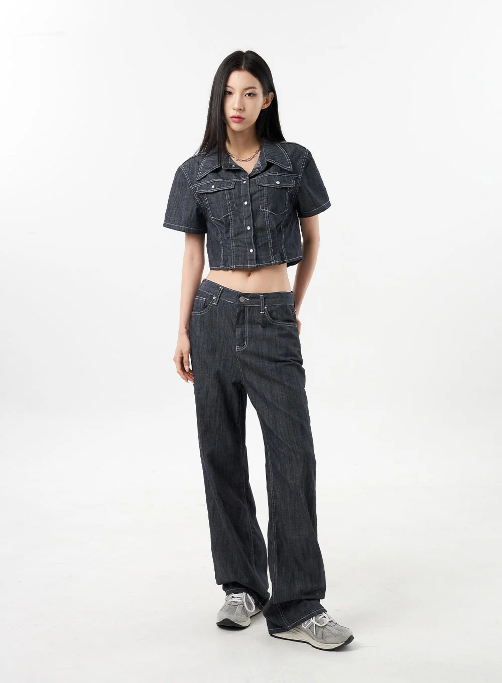 Low Rise Wide Pants CU312 - Image 4