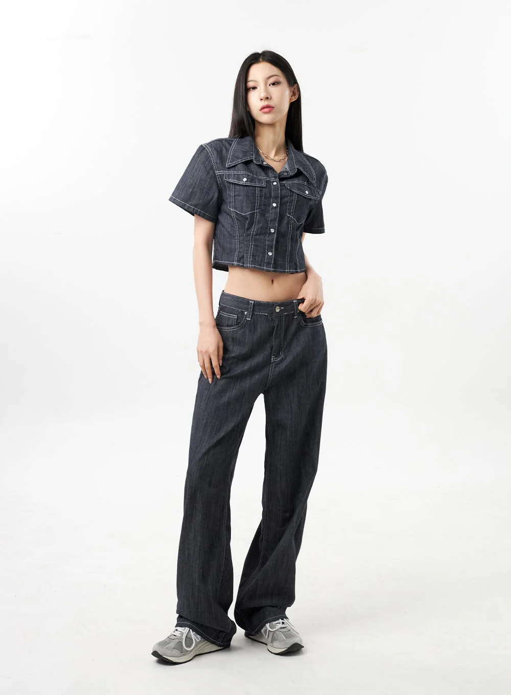 Low Rise Wide Pants CU312 - Image 8