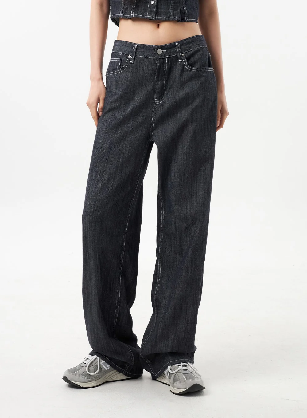 Low Rise Wide Pants CU312 - Image 9