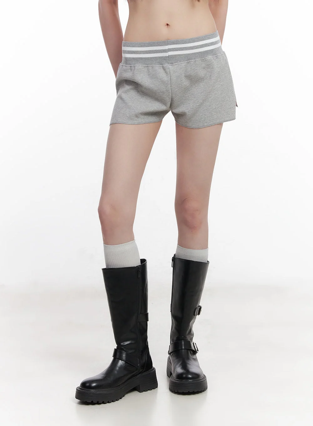 Low-Waist Striped Shorts CU506 - Image 10