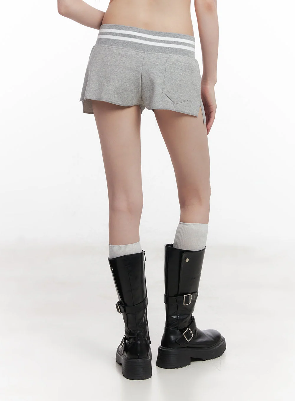 Low-Waist Striped Shorts CU506 - Image 8