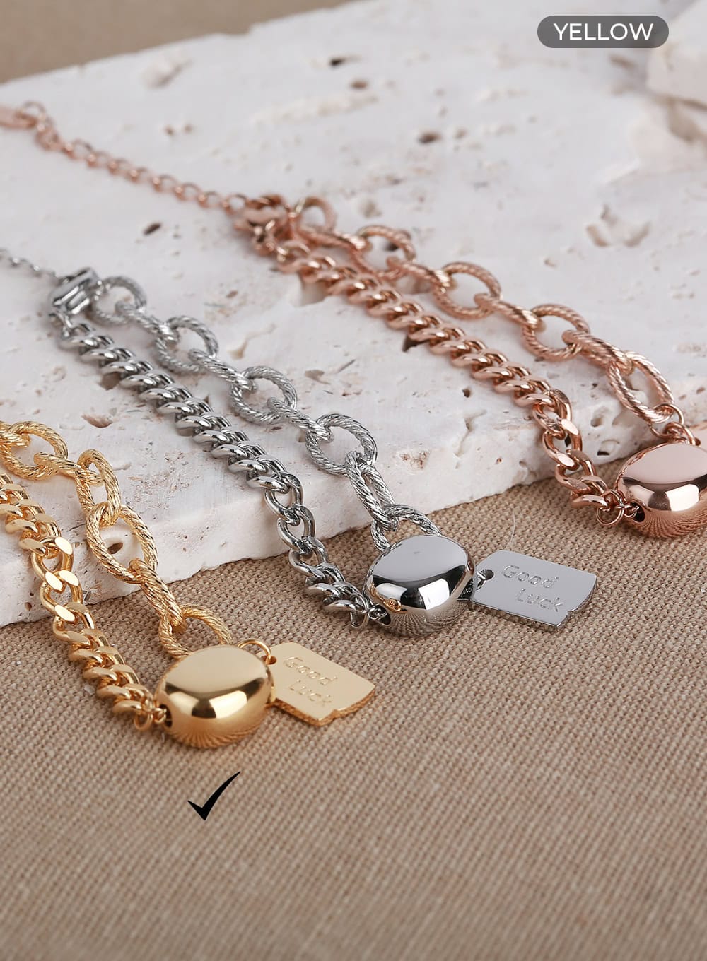Lucky Pendant Chain Bracelet IL411 - Image 5