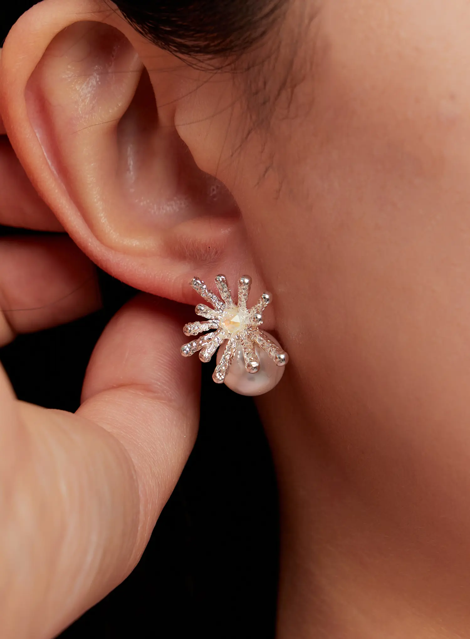 Luminous Faux Pearl Earrings IO527